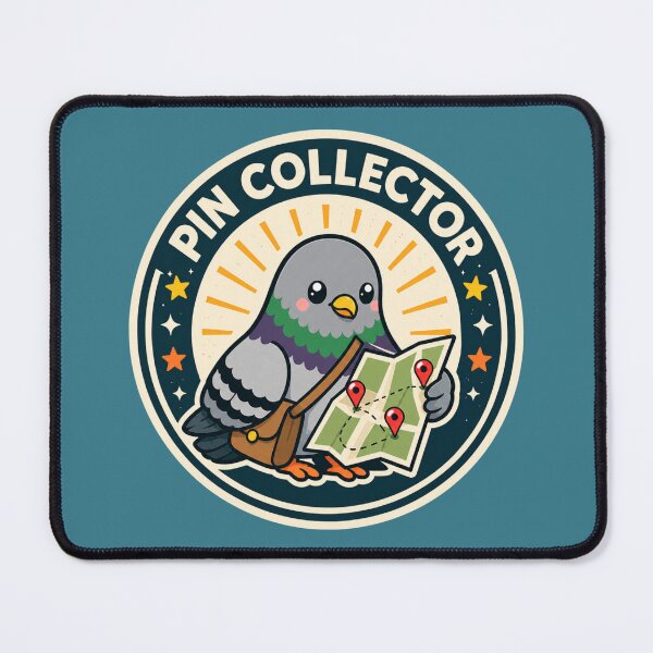 Item preview, Pin Collector Pigeon Explorer designed and sold by ChirpInc.