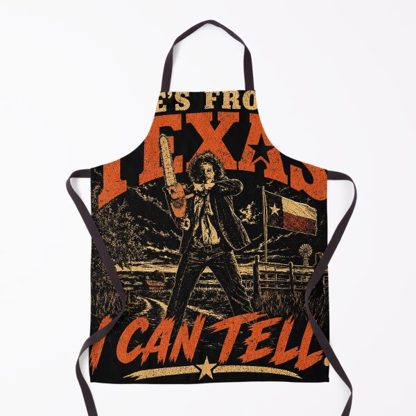 Item preview, Hes From Texas Chainsaw Horror Halloween Design designed and sold by linendaust.