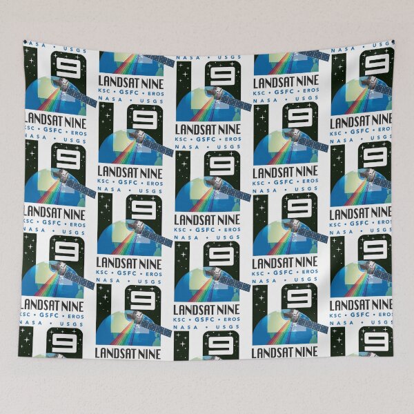 Item preview, Nasa Landsat 9 Logo designed and sold by DaydreamNTeed.
