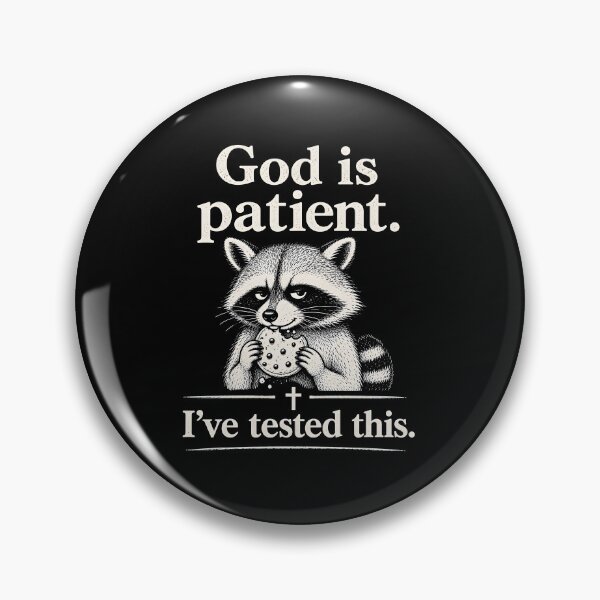 Item preview, God is Patient I've Tested This designed and sold by CelidaBonde.
