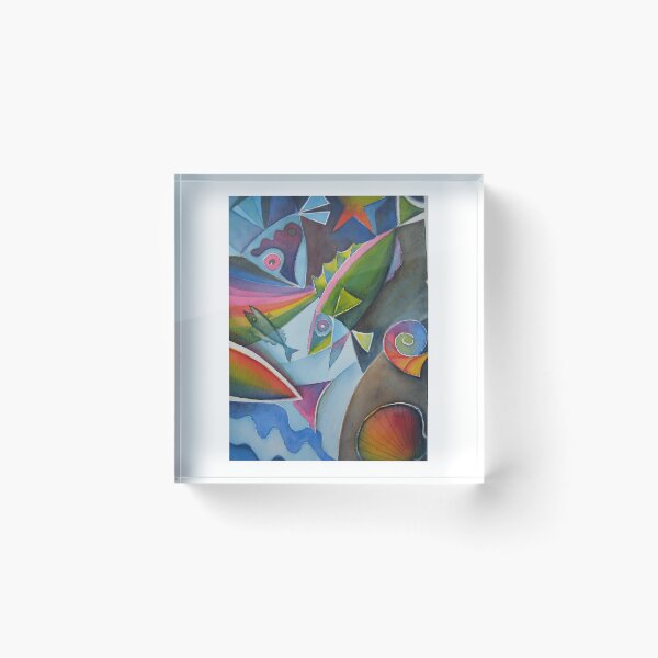 Item preview, Fish Abstract Doodle designed and sold by keelan-qualls.