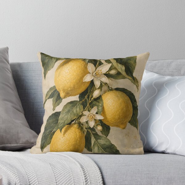 Item preview, Vintage Lemon Botanical Mediterranean Kitchen designed and sold by LinaDesign Store.