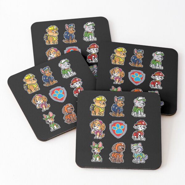 Item preview, Rescue Dog Team 8 Bit Graphics With Group designed and sold by AlanPitek.