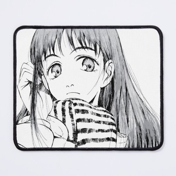 Item preview, Eri Ninamori Monochrome Illustration designed and sold by Fire TheMann.