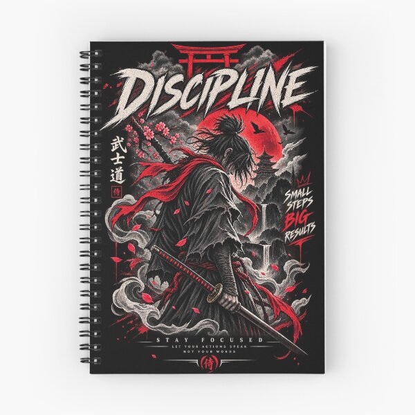 Item preview, Discipline Samurai – Stay Focused Graphic T-Shirt designed and sold by Bekado.
