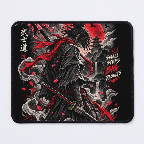 Item preview, Discipline Samurai – Stay Focused Graphic T-Shirt designed and sold by Bekado.