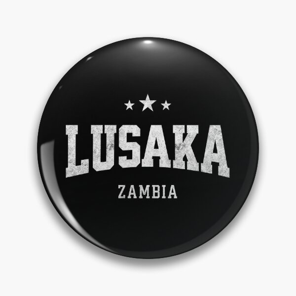 Item preview, Lusaka Zambia Vintage Varsity Distressed Retro College Travel Design designed and sold by NiceTeeClub.