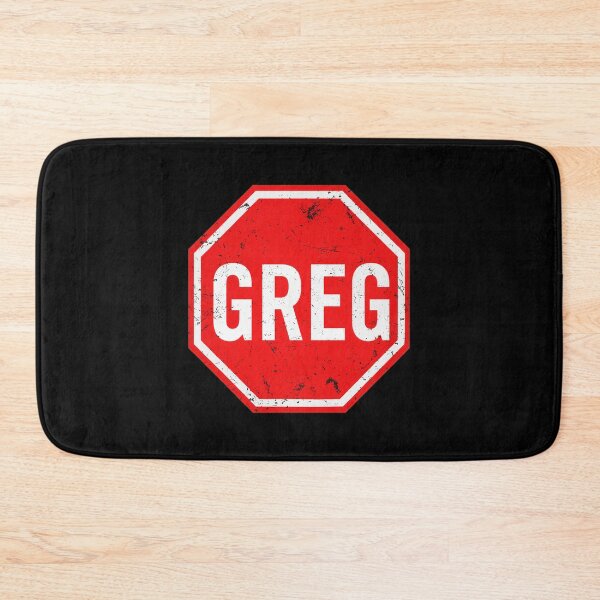 Item preview, Gregs Stops Sign Name designed and sold by FleshAndBloods.