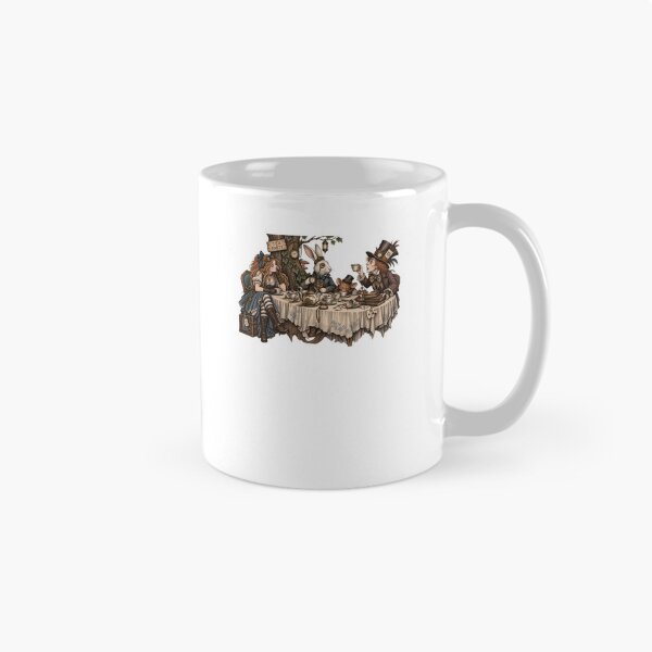 Item preview, Steampunk Alice in Wonderland Mad Tea Party Vintage Art designed and sold by Jacko MateTV.