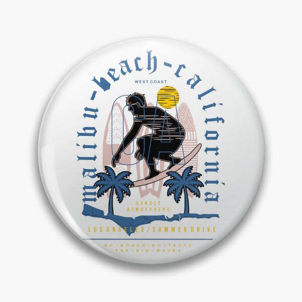 Item preview, Malibu Beach California Surfer Sunset Atmosphere West Coast designed and sold by heedooppod.