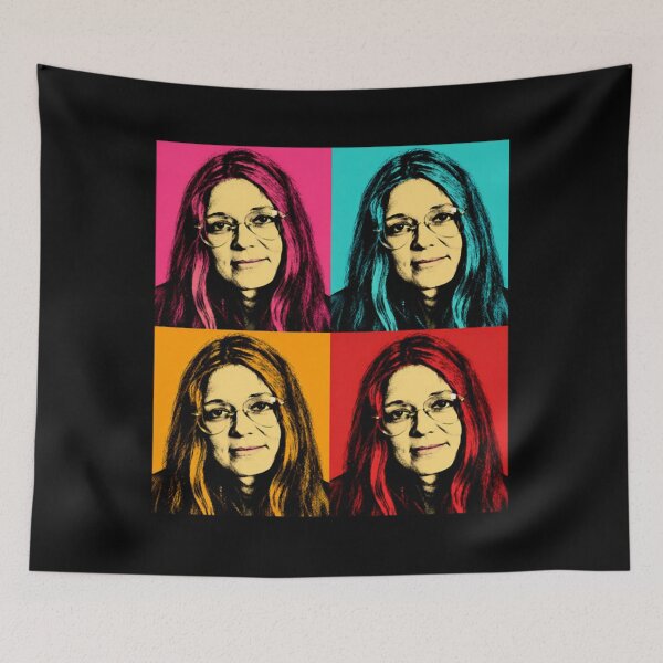 Item preview, Gloria-Steinem Pop Art Retro Feminist Icon Portrait designed and sold by SawyerLawrence.