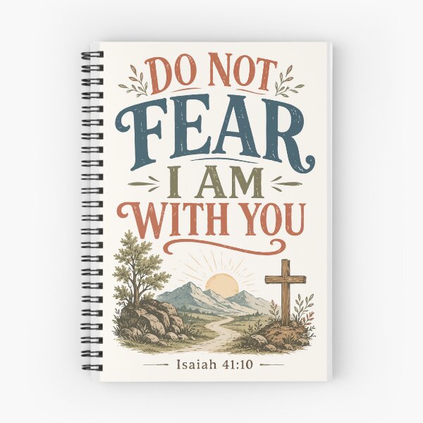 Item preview, Do Not Fear – Isaiah 41:10 Vintage Mountain Cross | Christianity designed and sold by The Real Life Symphony.