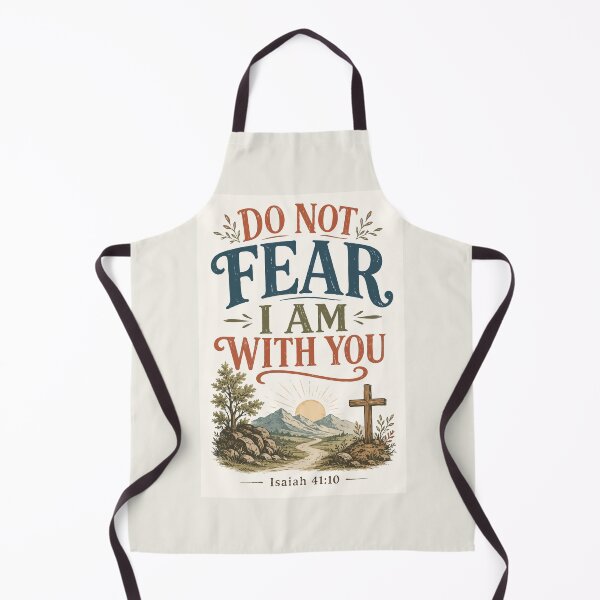 Item preview, Do Not Fear – Isaiah 41:10 Vintage Mountain Cross | Christianity designed and sold by The Real Life Symphony.