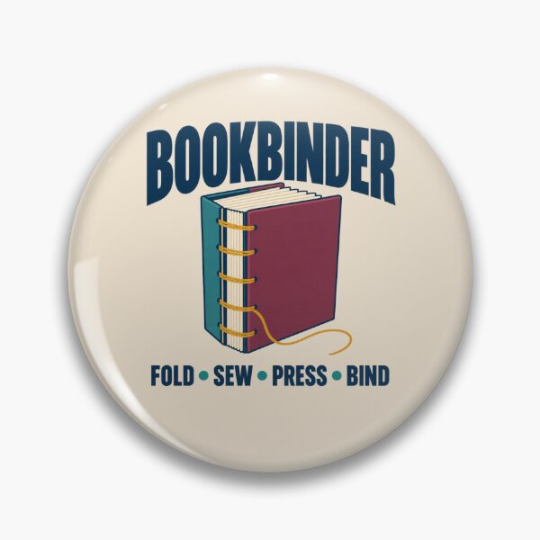 Item preview, Bookbinder Shirt – Hand Bookbinding & Book Arts Design designed and sold by astersgraphics.