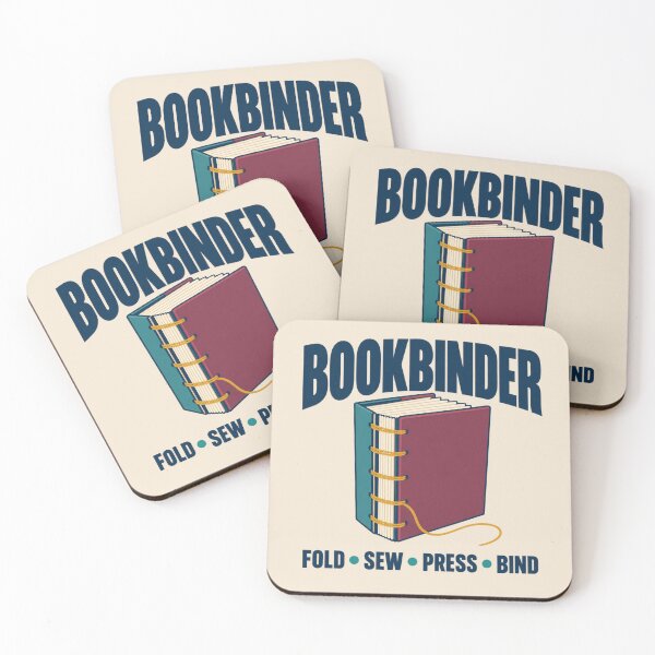 Item preview, Bookbinder Shirt – Hand Bookbinding & Book Arts Design designed and sold by astersgraphics.