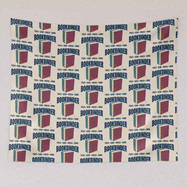 Item preview, Bookbinder Shirt – Hand Bookbinding & Book Arts Design designed and sold by astersgraphics.