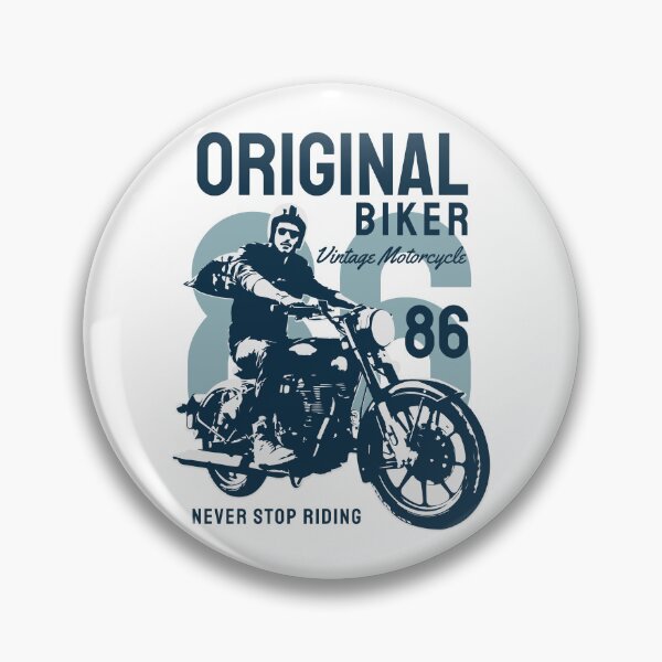 Item preview, Original Biker Vintage Motorcycle Never Stop Riding 86 designed and sold by heedooppod.