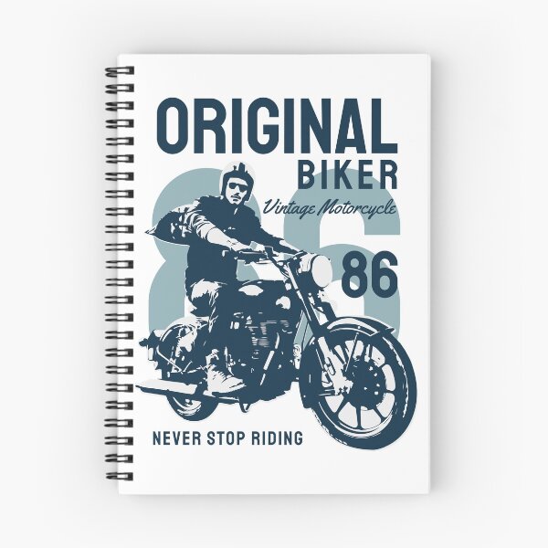 Item preview, Original Biker Vintage Motorcycle Never Stop Riding 86 designed and sold by heedooppod.