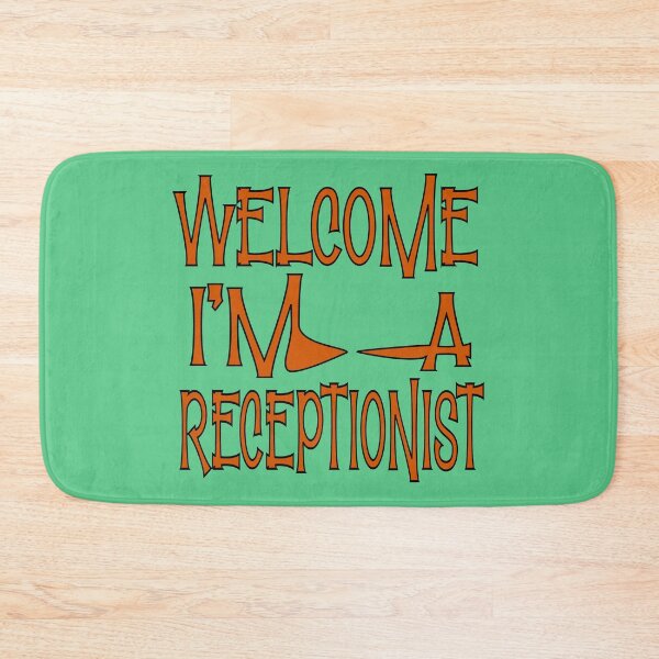 Item preview, welcome i'm a Receptionist designed and sold by sednalafandy79.