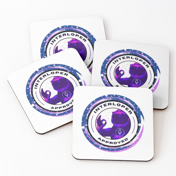 Item preview, No Man'S Sky - Interloper Approved - Stickertshirt designed and sold by PinkPeonyStores.