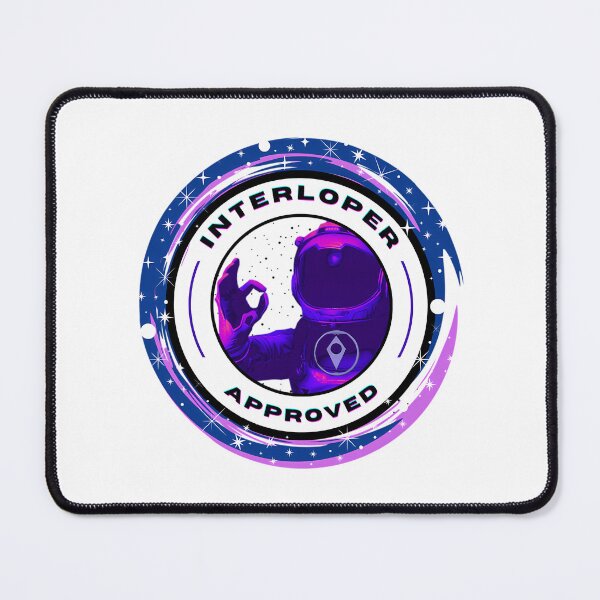 Item preview, No Man'S Sky - Interloper Approved - Stickertshirt designed and sold by PinkPeonyStores.