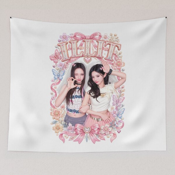 Item preview, ILLIT Viral Stage Visual | Coquette Ribbon Frame Art designed and sold by Valereekmerch.
