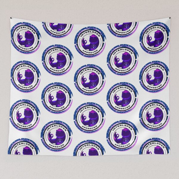 Item preview, No Man'S Sky - Interloper Approved - Stickertshirt designed and sold by PinkPeonyStores.