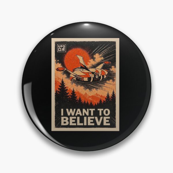 Item preview, Retro UFO Robot – I Want To Believe Vintage Japanese Anime Poster designed and sold by zumerdiego.