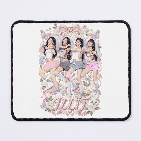 Item preview, ILLIT Stage Ribbon Frame | Coquette Lace Emblem designed and sold by Valereekmerch.
