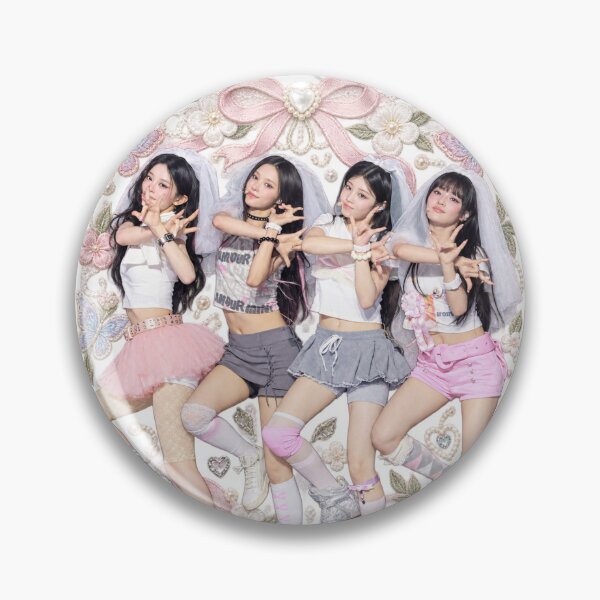 Item preview, ILLIT Stage Ribbon Frame | Coquette Lace Emblem designed and sold by Valereekmerch.