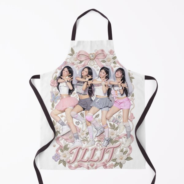 Item preview, ILLIT Stage Ribbon Frame | Coquette Lace Emblem designed and sold by Valereekmerch.