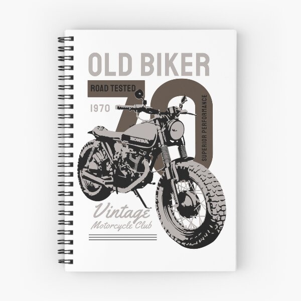 Item preview, Old Biker Vintage Motorcycle Club Road Tested 1970 designed and sold by heedooppod.