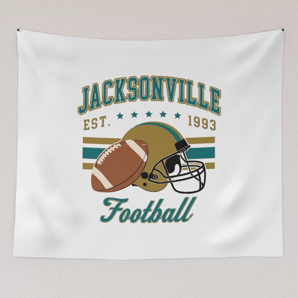 Item preview, Retro Jacksonville Football Helmet EST 1993 designed and sold by RichardPa71968.