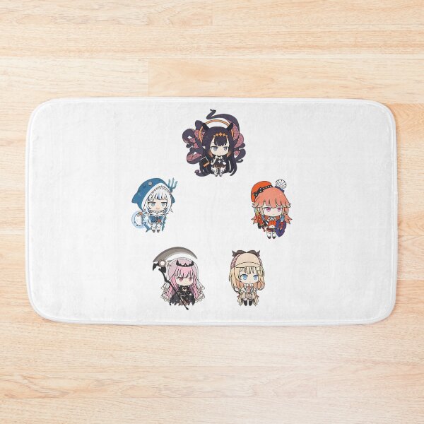 Item preview, Holomyth Mascots Pack - Hololive Top Peeker Sticker Set Vtuber Peeking Pack - Holomyth Hololivecute Youtuber Chibi Purple Fanart Hololive Vtubervirtual Ninomae Inanis Virtual Youtuber  designed and sold by leonida-scrame.