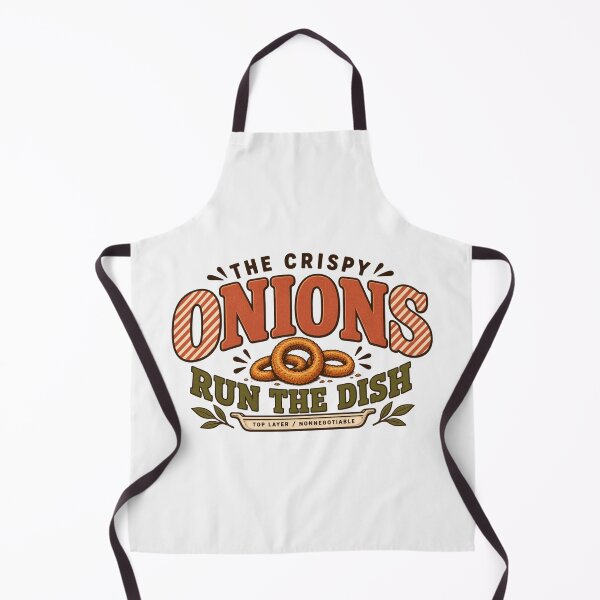 Item preview, LAS CEBOLLAS CRUJIENTES SON LAS PROTAGONISTAS DEL PLATO, Camiseta de comida de Acción de Gracias designed and sold by PhylonBoxx.