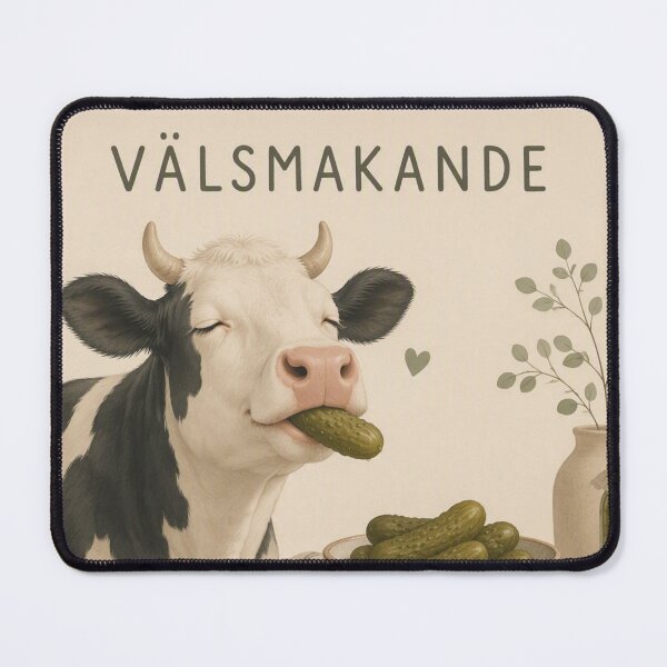Item preview, Hygge Cow & Pickle "DELICIOUS" designed and sold by NickWhittleArt.