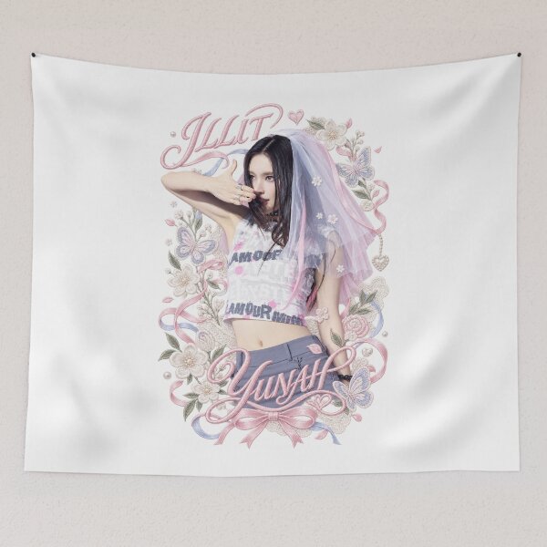 Item preview, Yunah ILLIT Veil Visual Art | Coquette Display Graphic designed and sold by Valereekmerch.