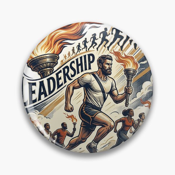 Item preview, Leadership Torch Bearer Teamwork Motivation Retro Graphic Tee Design designed and sold by Nubian Style.