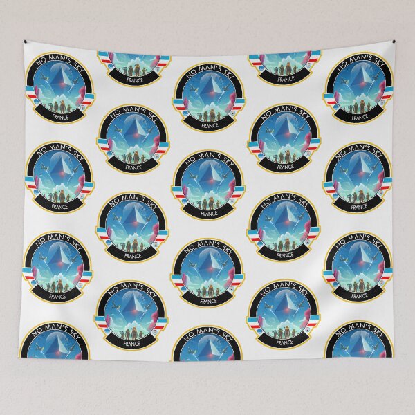 Item preview, No Man'S Sky France Logo designed and sold by PinkPeonyStores.