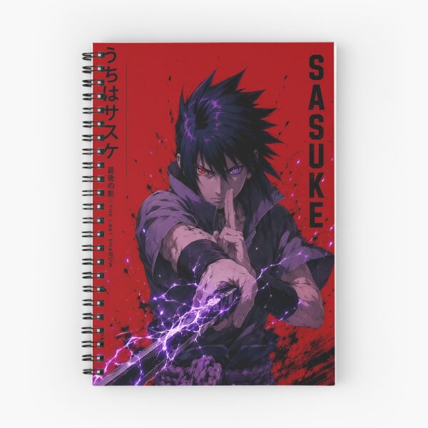 Item preview, Sasuke | Dark Purple Lightning Ninja – Japanese Warrior Anime Aesthetic designed and sold by Dyan4.