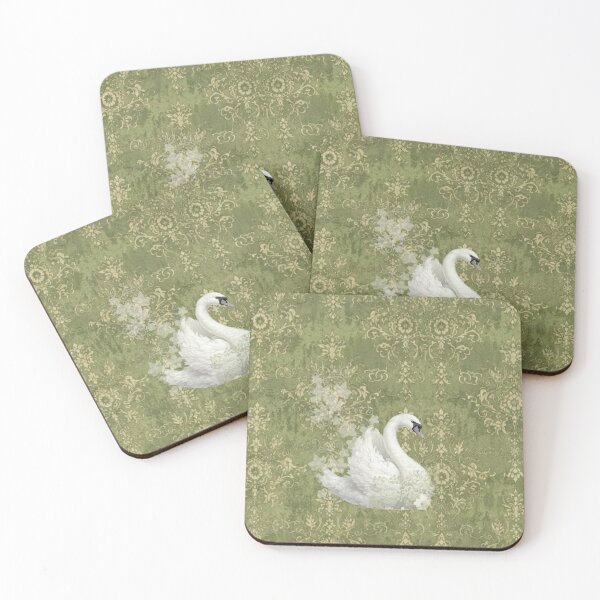 Item preview, Vintage Floral Swan Romantic Coquette designed and sold by Luxnox.