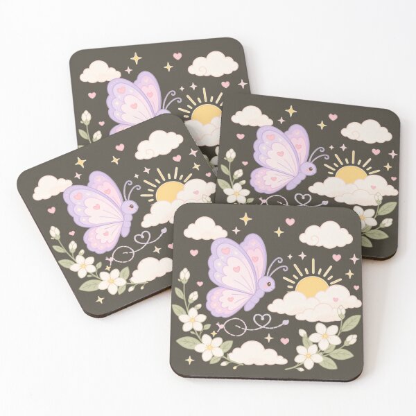 Item preview, Let Happiness Fly – Cute Thai Butterfly designed and sold by CosmicQuietStudio.
