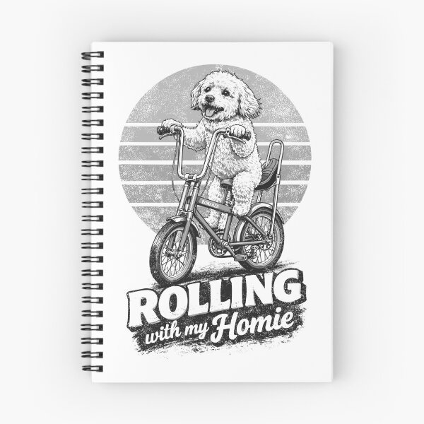 Item preview, Maltipoo on a Bonanza bike – Rolling with Homie designed and sold by Pineapple-Tree.
