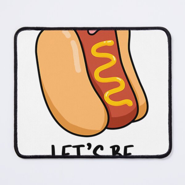 Item preview, Let'S Be Frank Funny Hot Dog Frankfurter Puns designed and sold by gabriellekpt.