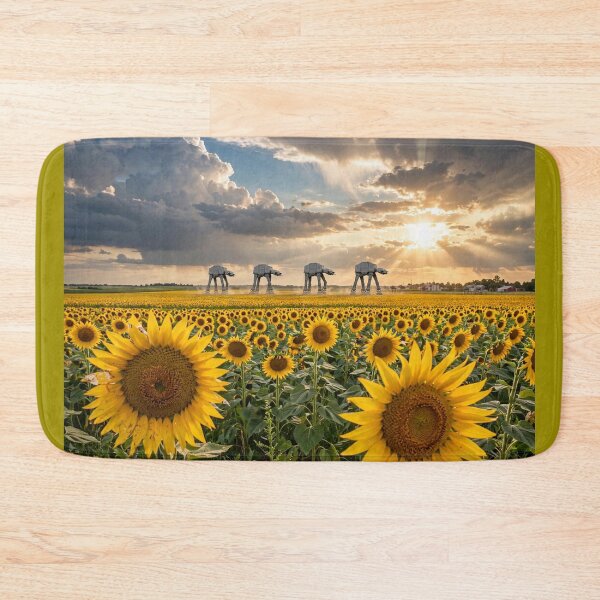 Item preview, AT-ATs in Sunflower Field designed and sold by Late Theory.