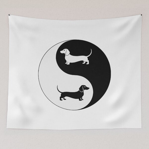 Item preview, YIN YANG DACHSHUND designed and sold by jkrphoto.