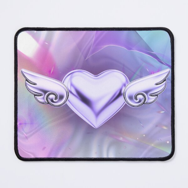 Item preview, Chrome Angel Heart Wings designed and sold by EniShiju.