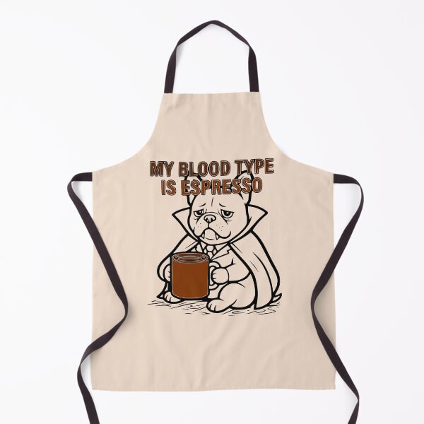 Item preview, My Blood Type Is Espresso Vampire French Bulldog Coffee Mug Art designed and sold by The Bold Line Studio.