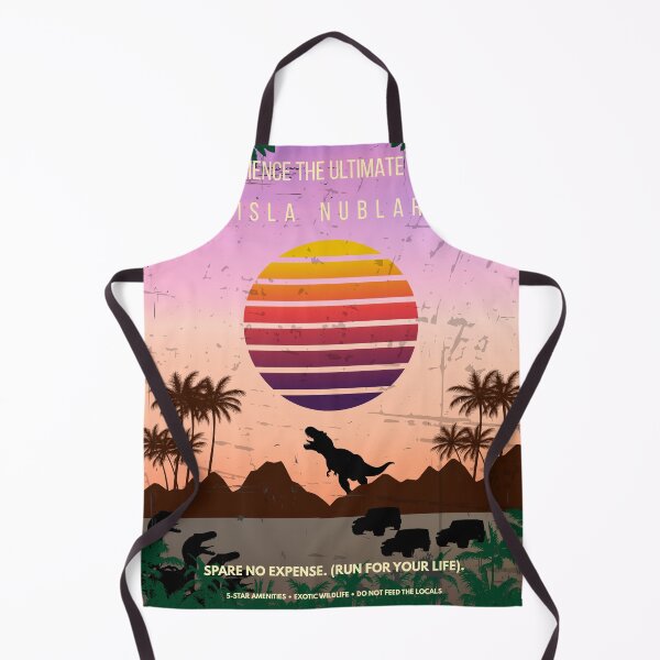 Item preview, Visit Isla Nublar Vintage Safari Poster Funny Parody designed and sold by Mircea786.