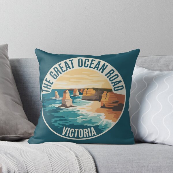 Item preview, Great Ocean Road, Victoria – Vintage Australian Travel Badge Sticker designed and sold by Random Designs.
